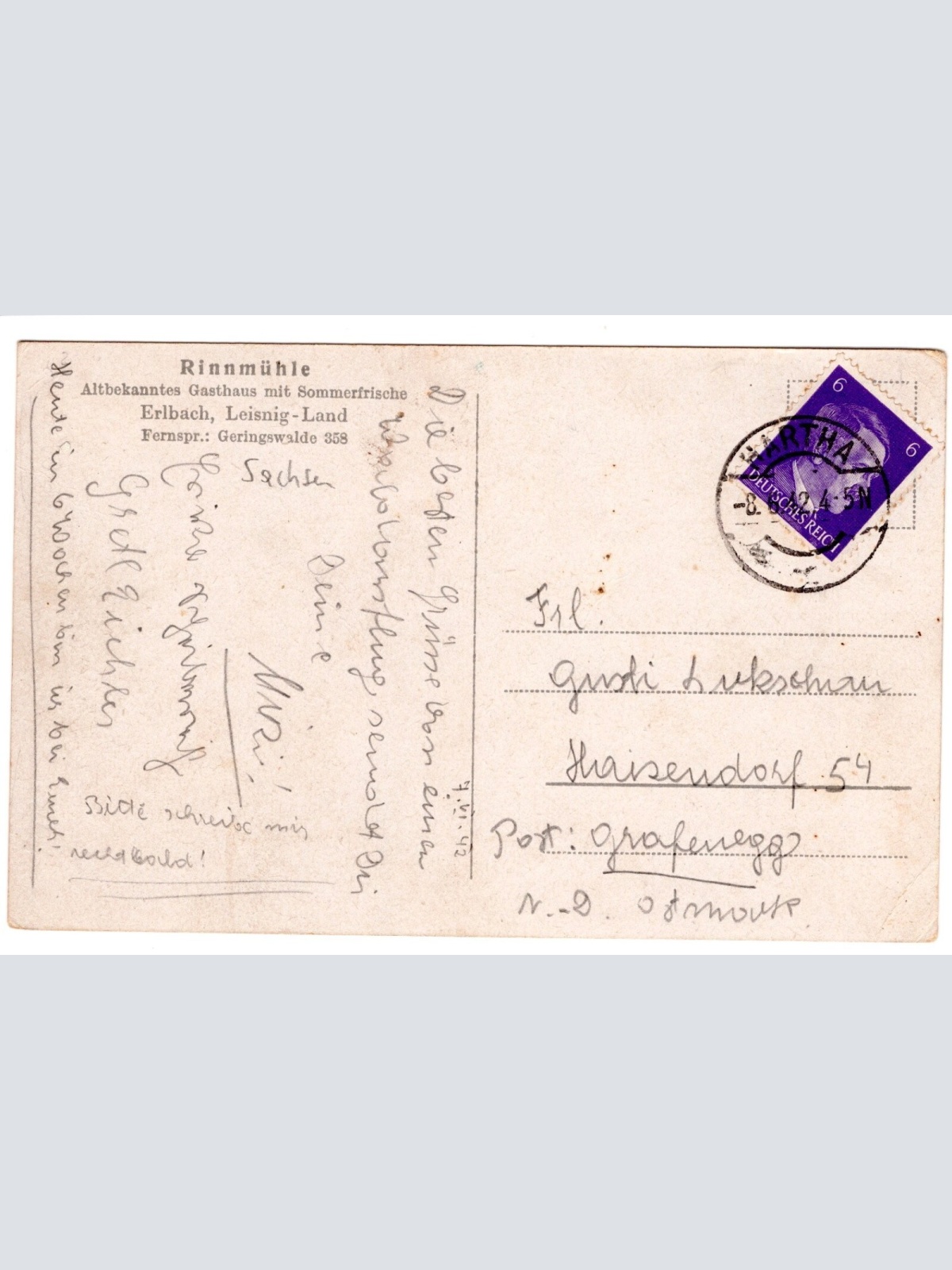 AK, Rinnmühle, Erlbach, Bayern (S4613)