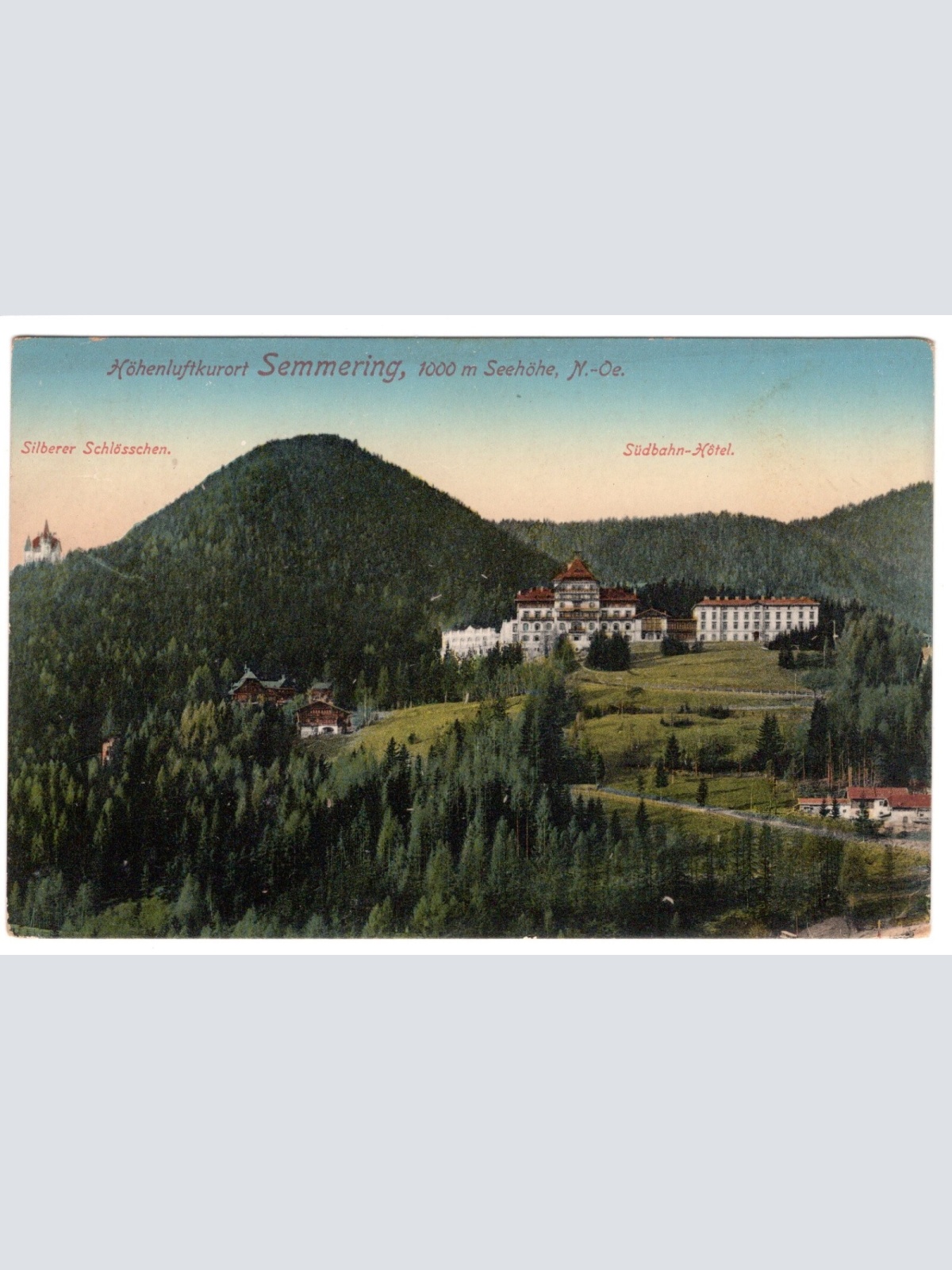 AK, Südbahnhotel Semmering, Niederösterreich (S4623)