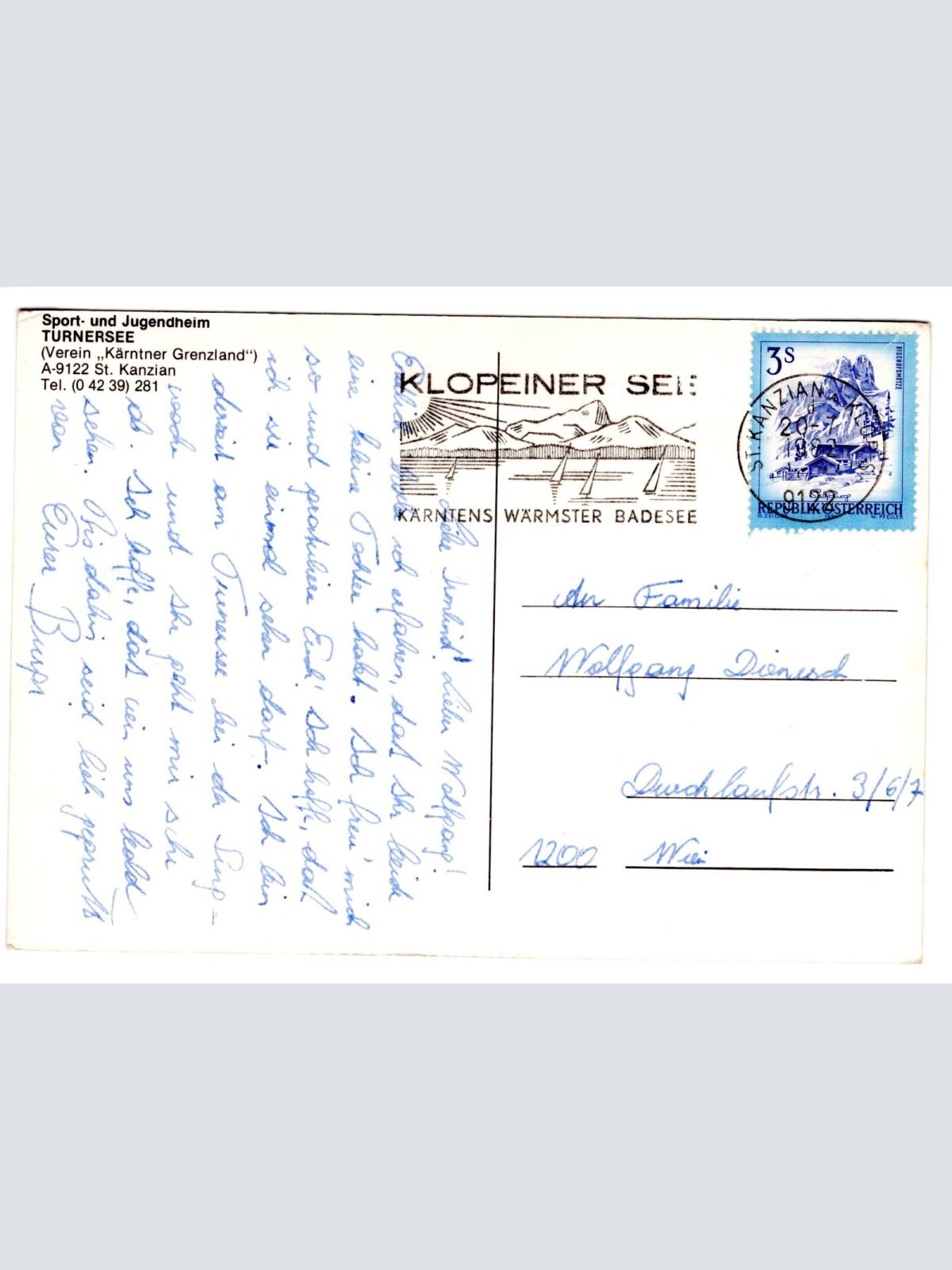 AK, St. Kanzian, Turnersee, Kärnten (S4629)