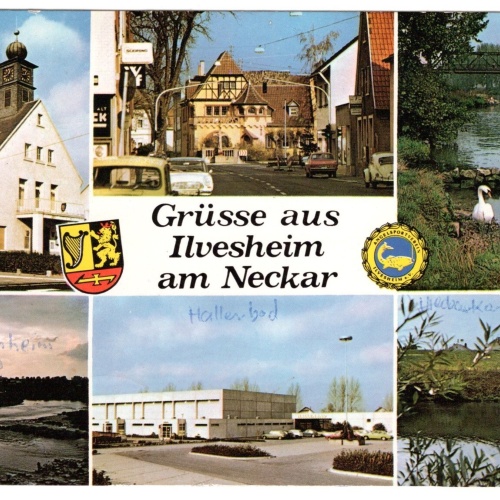 AK, Grüße aus Ilvesheim am Neckar, Baden-Württemberg (S4630)