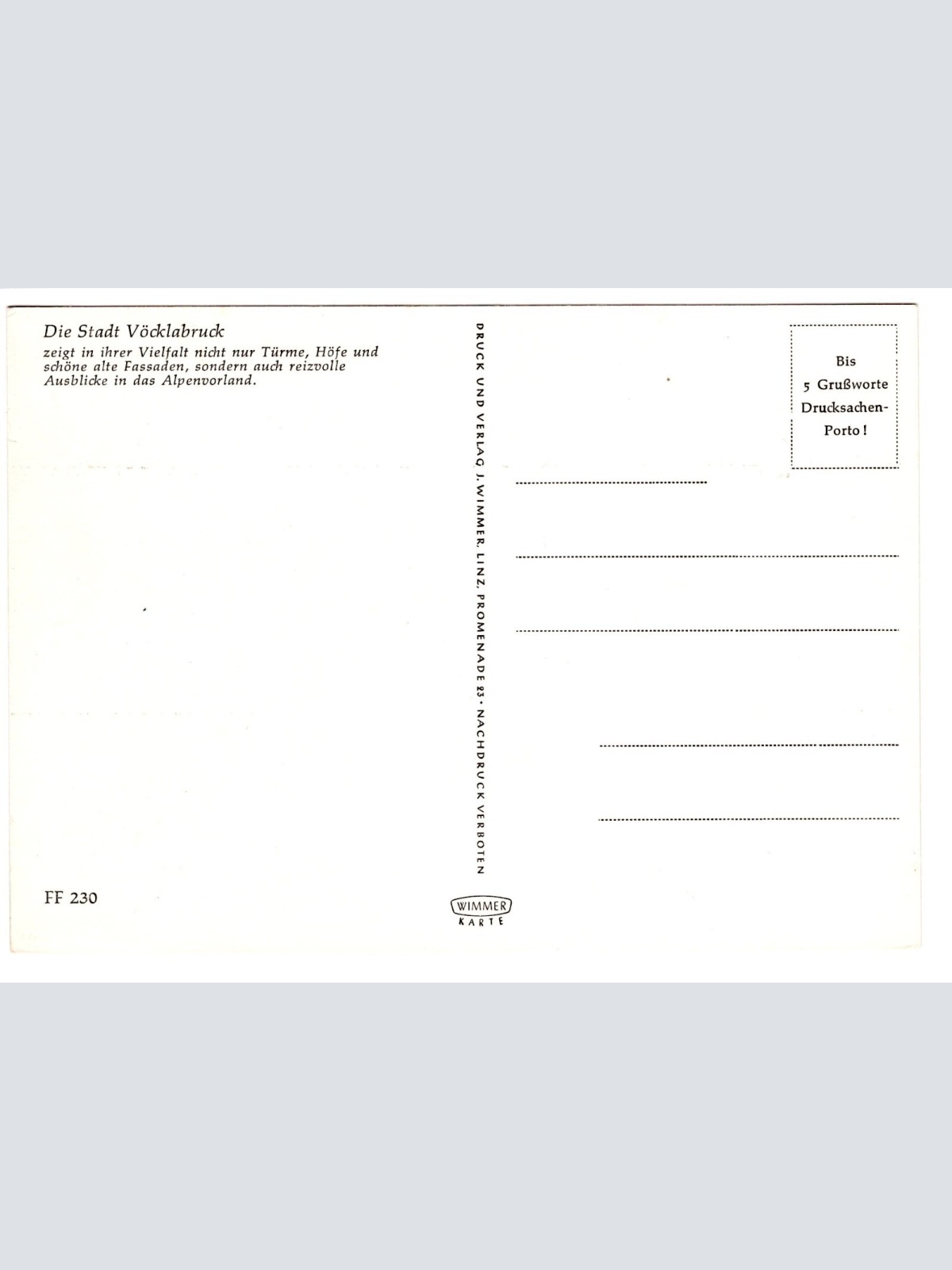 AK, Vöcklabruck, Oberösterreich (S4637)