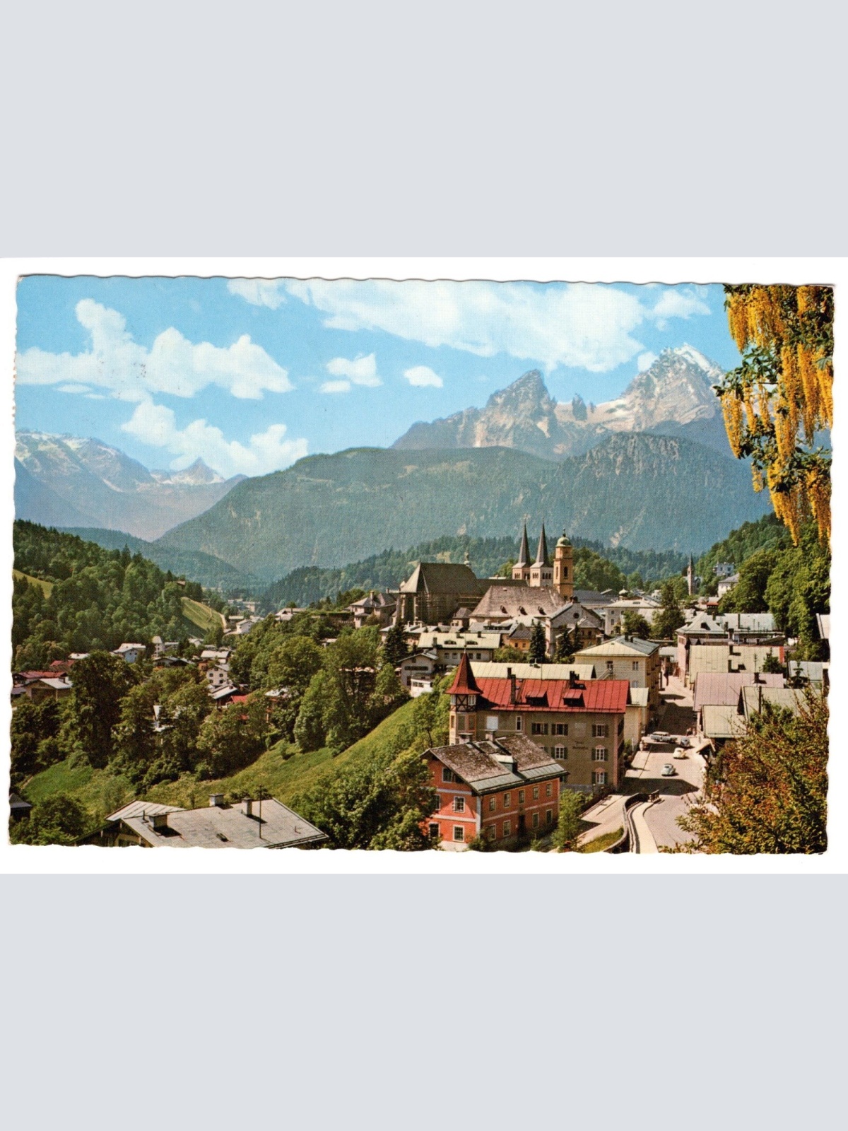 AK, Berchtesgaden mit Funtenseetauern, Bayern (S4642)