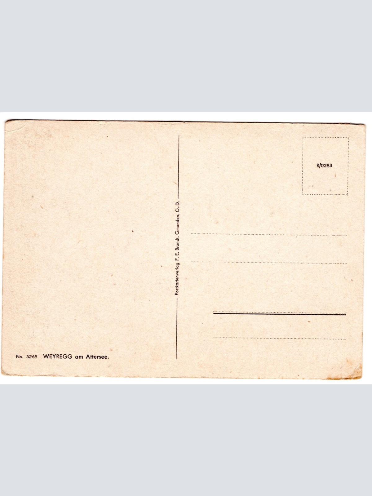 AK, Weyregg am Attersee, Oberösterreich (S4652)