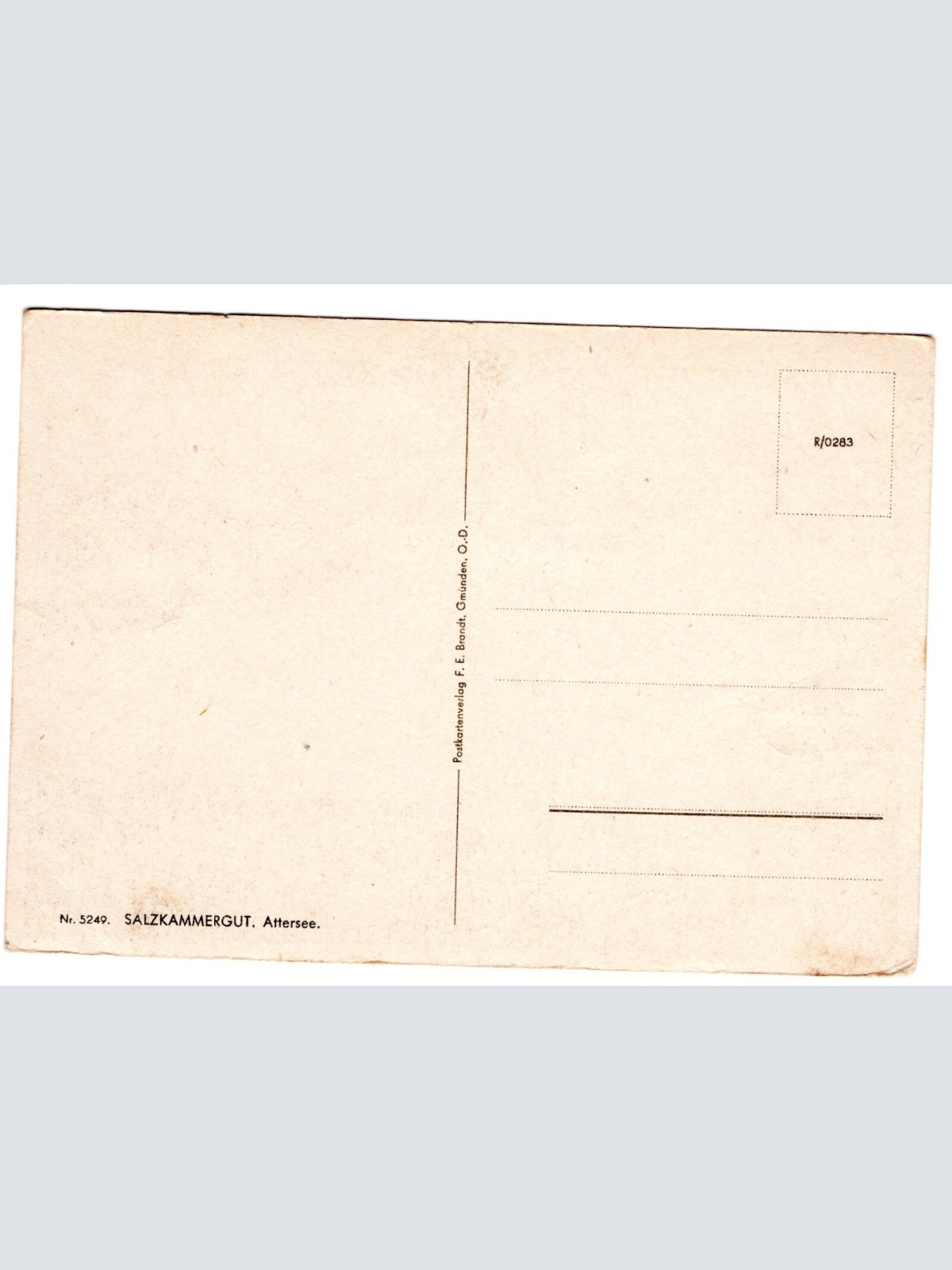 AK, Salzkammergut Attersee, Oberösterreich (S4653)