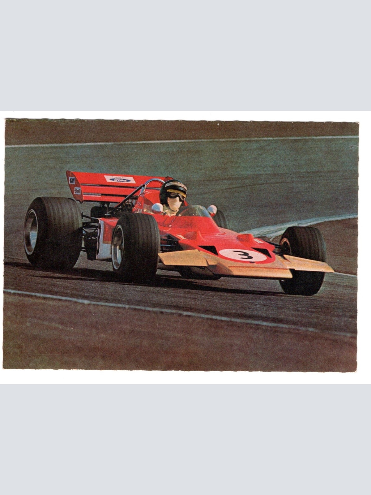 AK, Jochen Rindt, Lotus-Ford, Rennauto, Ansichtskarte (S4678)