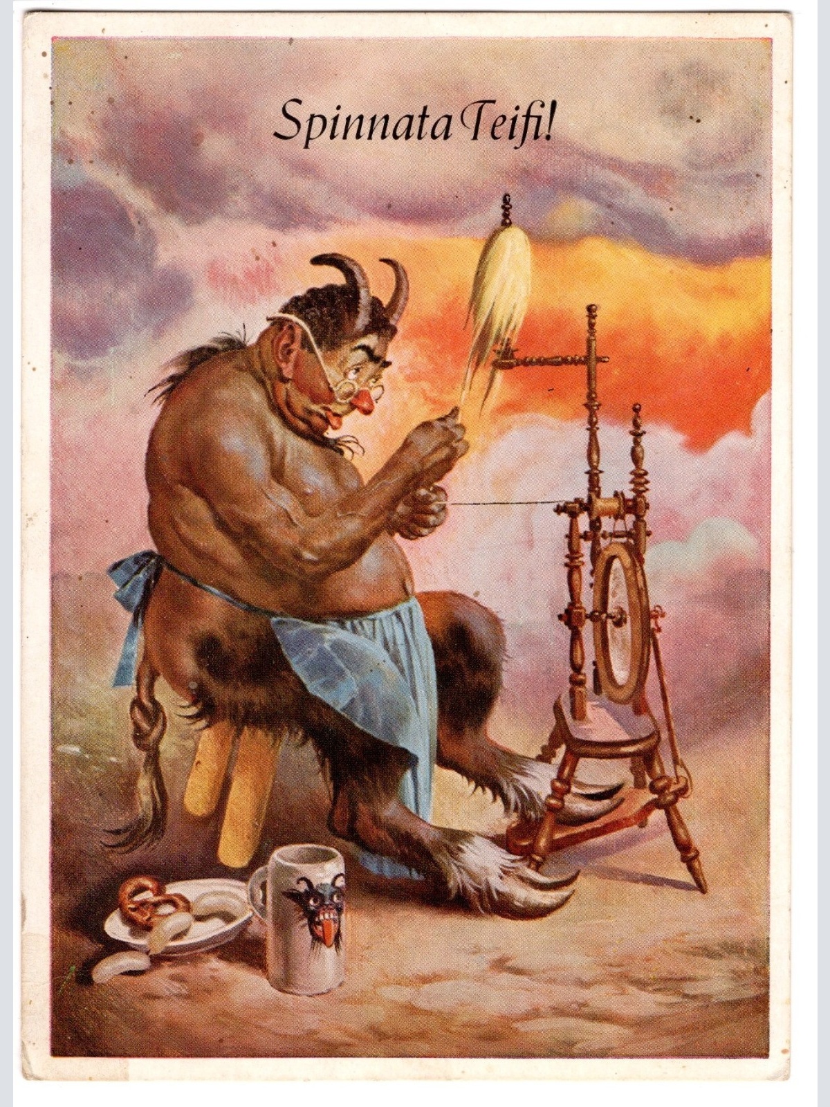 AK, Spinnata Teifi, Ansichtskarte (S4688)