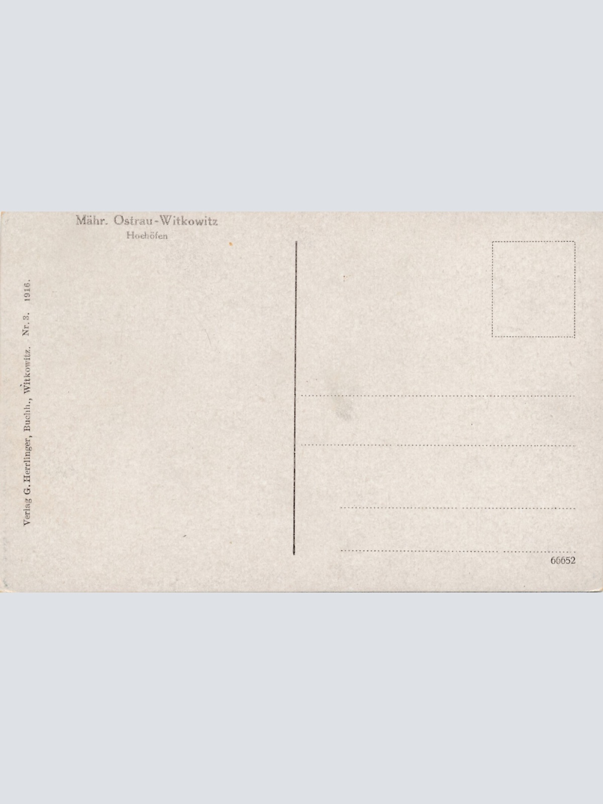 AK aus Mähr Ostrau Witkowitz Hochöfen Tschechoslowakei Ansichtskarte (13951)