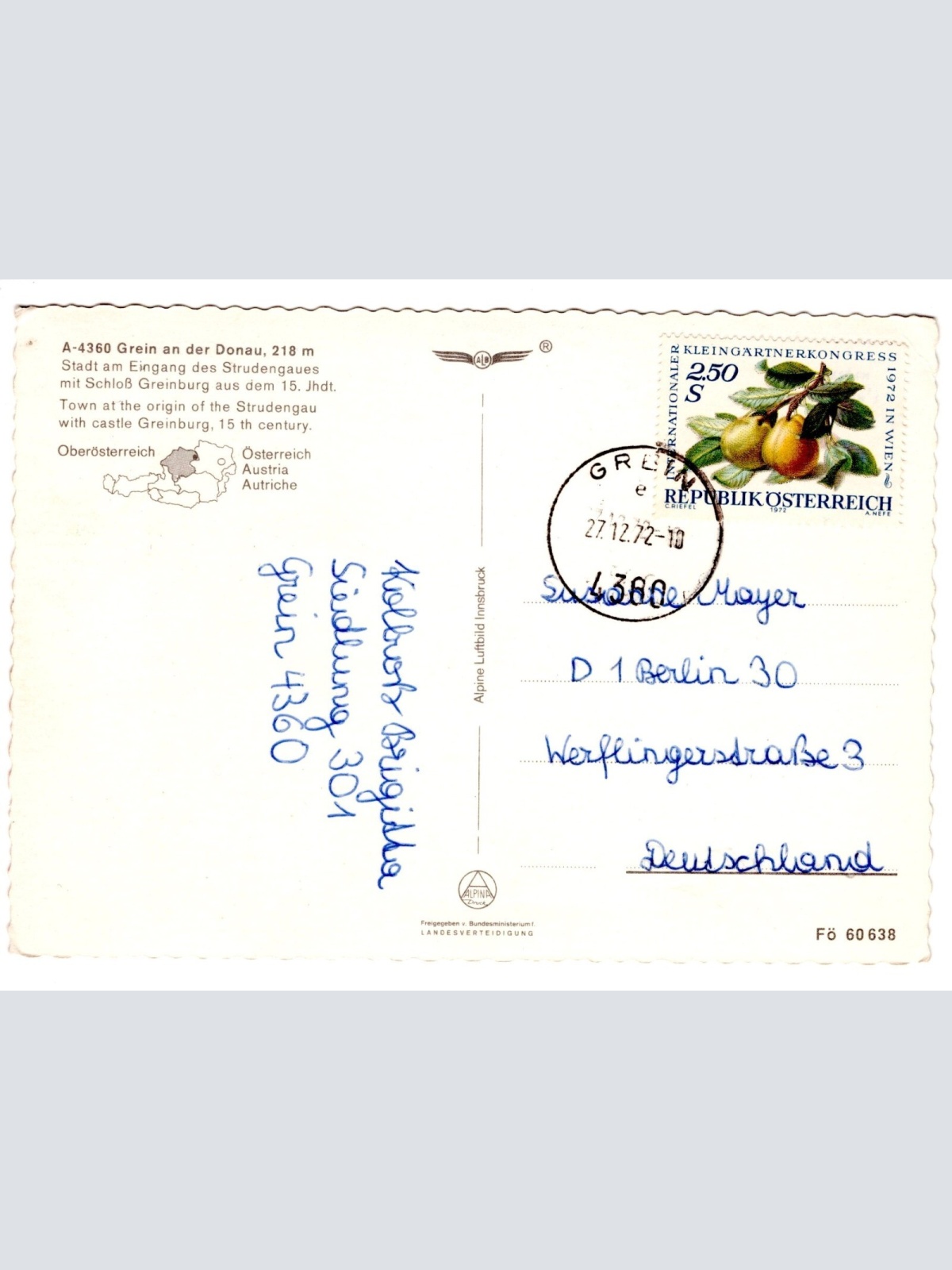 AK, Grein an der Donau, Oberösterreich, Ansichtskarte (S4706)