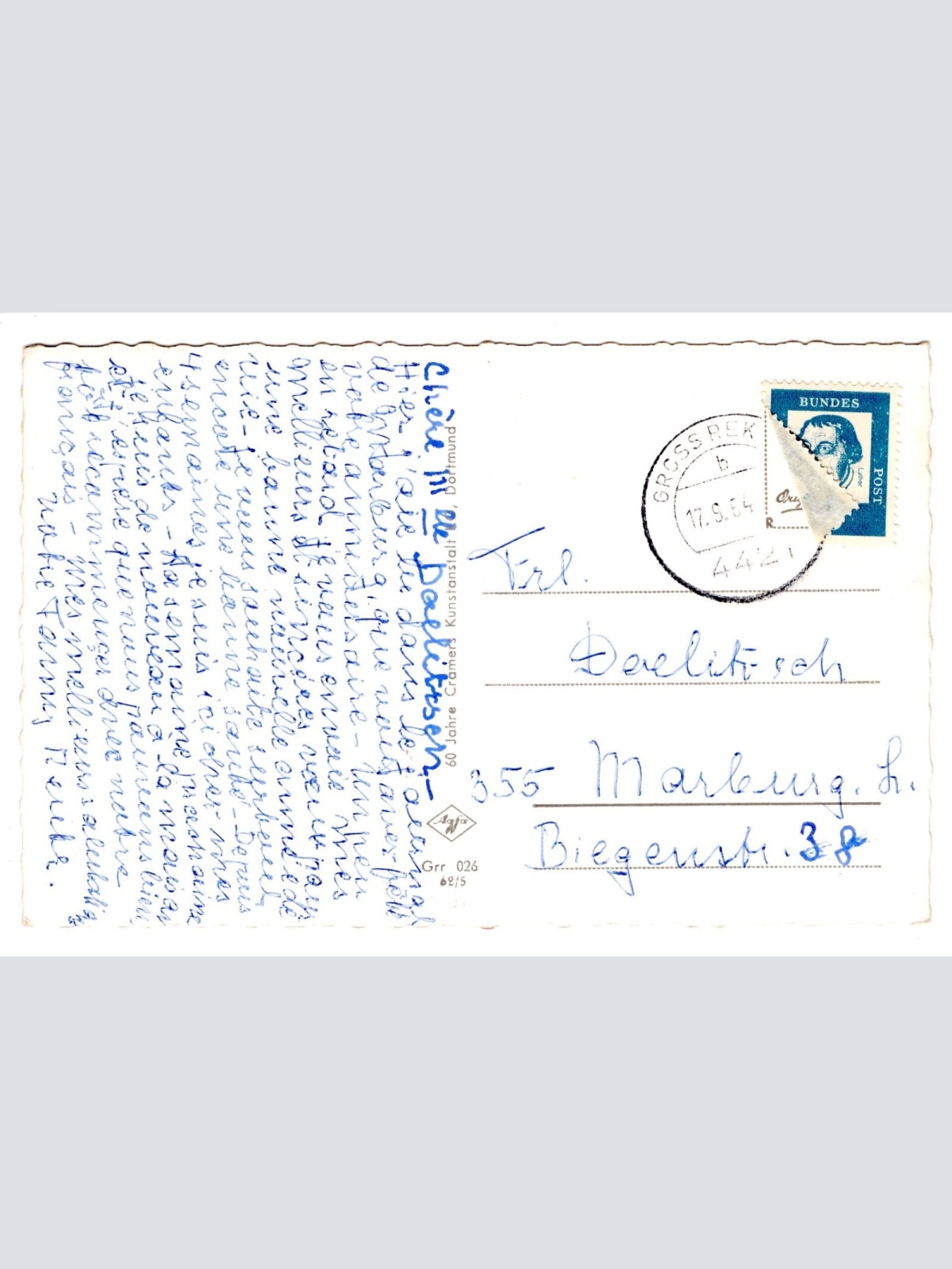 AK, Groß Reken, Nordrhein-Westfalen, Alte Windmühle, Ansichtskarte (S4707)