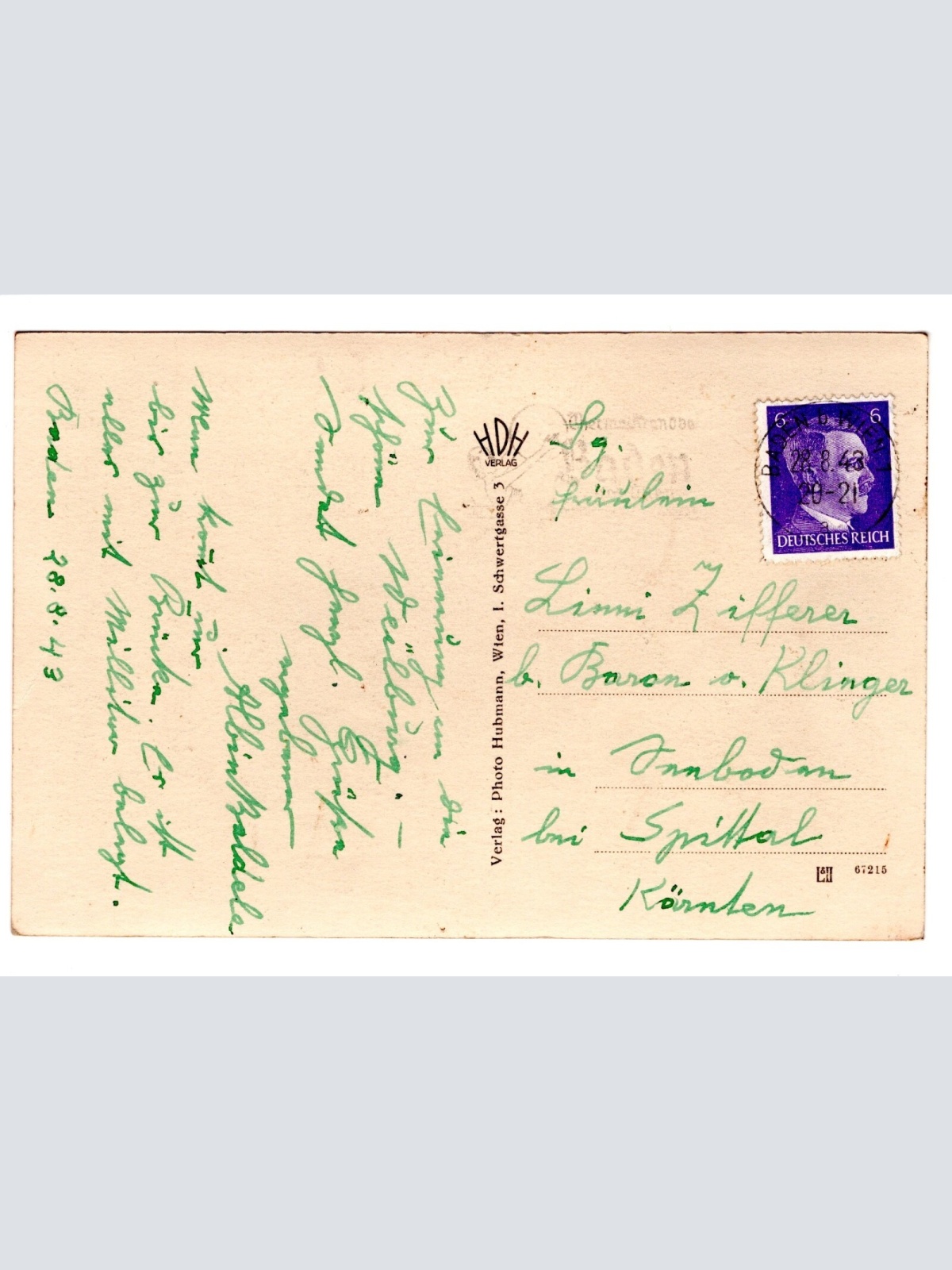 AK, Baden bei Wien, Niederösterreich,  Ansichtskarte (S4726)