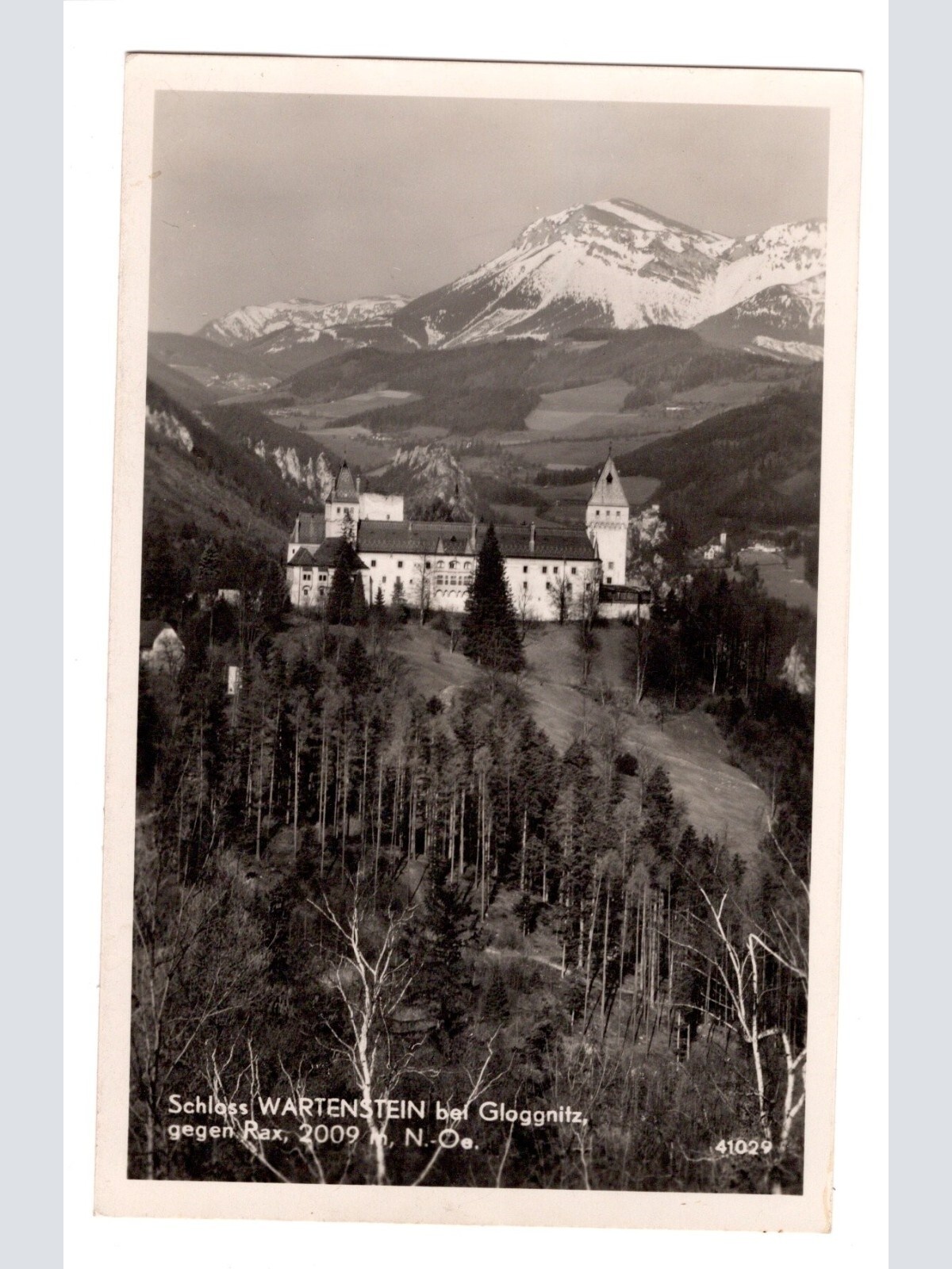 AK, Schloss Wartenstein bei Gloggnitz, Niederösterreich,  Ansichtskarte (S4749)