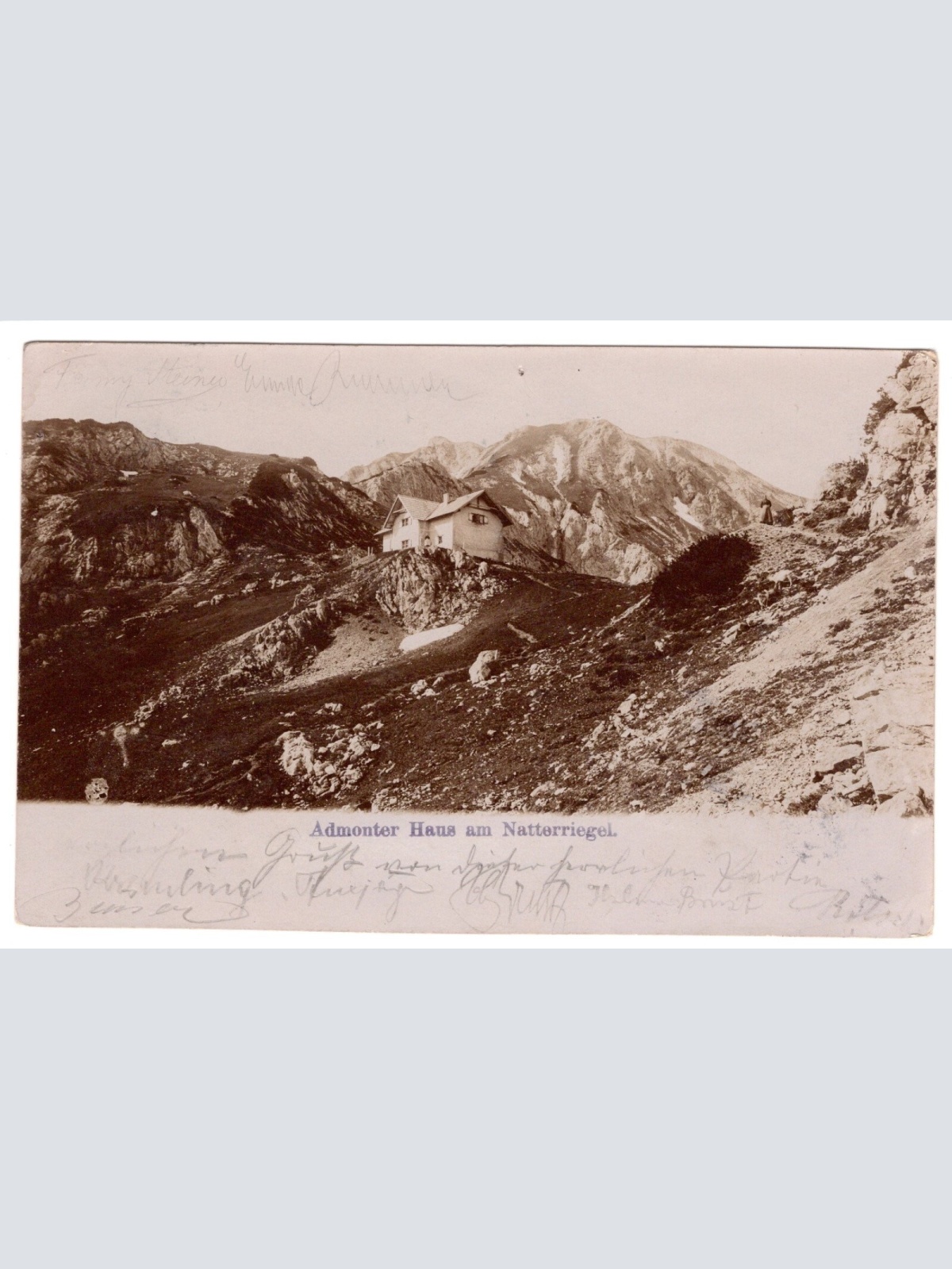 AK, Admonter Haus am Natterriegel, Steiermark,  Ansichtskarte (S4760)