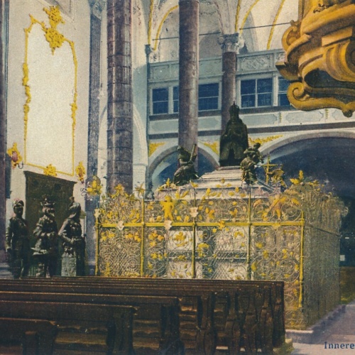 AK aus Innsbruck Inneres der Hofkirche Tirol Ansichtskarte (14176)