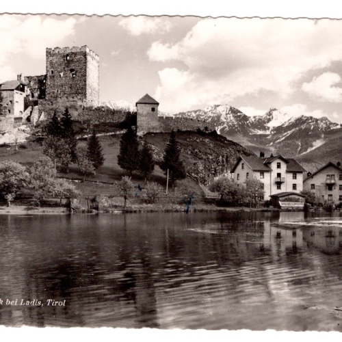 AK, Burg Landeck bei Ladis, Tirol, Ansichtskarte (S4813)