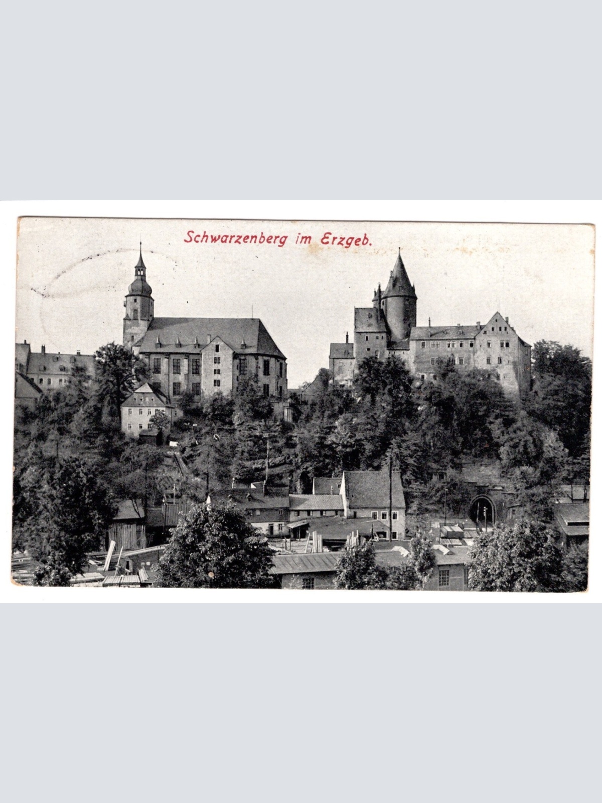 AK, Schwarzenberg/Erzgebirge, Sachsen, Ansichtskarte (S4819)