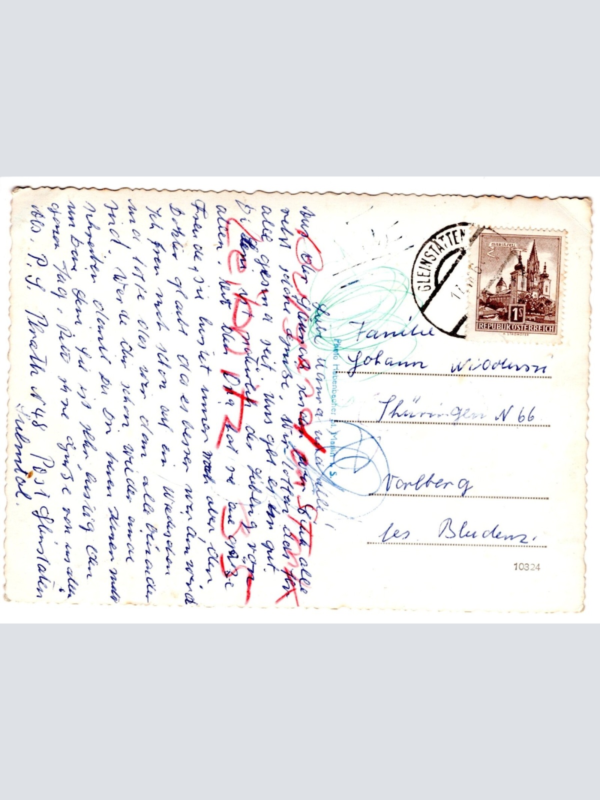 AK, Gleinstätten, Steiermark, Ansichtskarte (S4826)