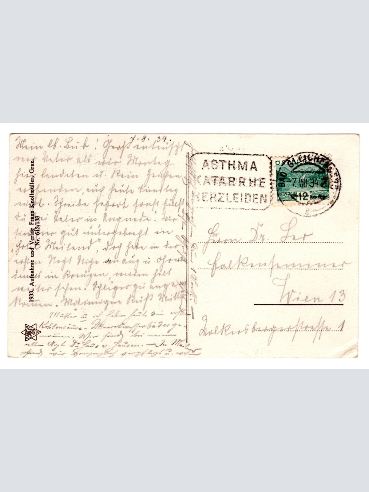 AK, Gleichenberg, Steiermark, Ansichtskarte (S4839)