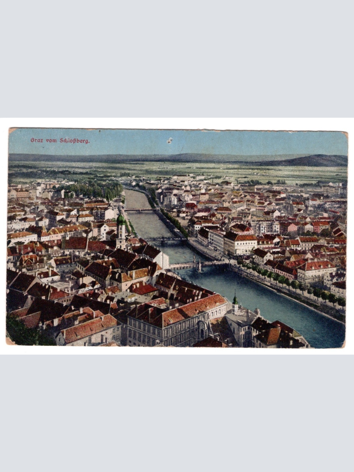 AK, Graz vom Schlossberg, Steiermark, Ansichtskarte (S4846)