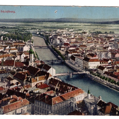 AK, Graz vom Schlossberg, Steiermark, Ansichtskarte (S4846)