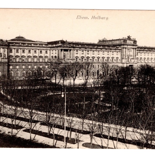AK, Wien, Ehem. Hofburg, Ansichtskarte (S4879)