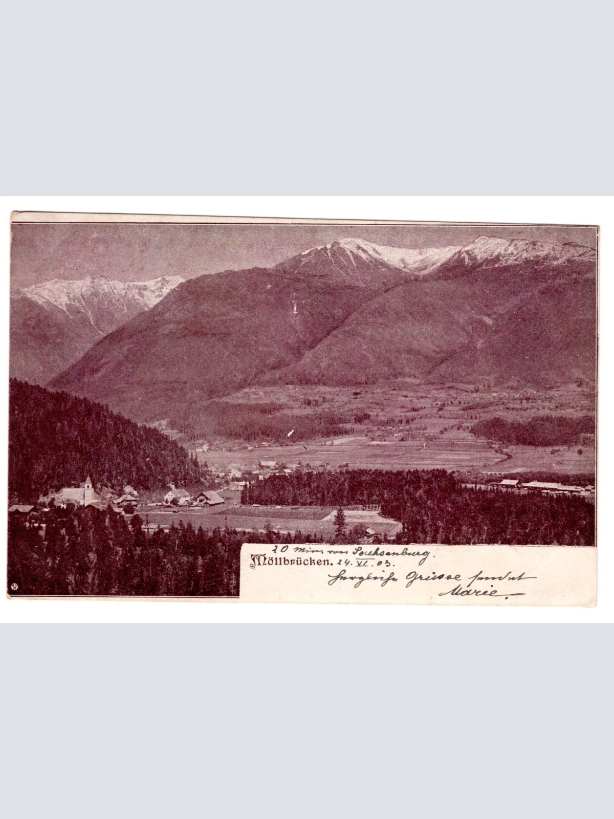 AK, Möllbrücken, Kärnten, Ansichtskarte (S4888)