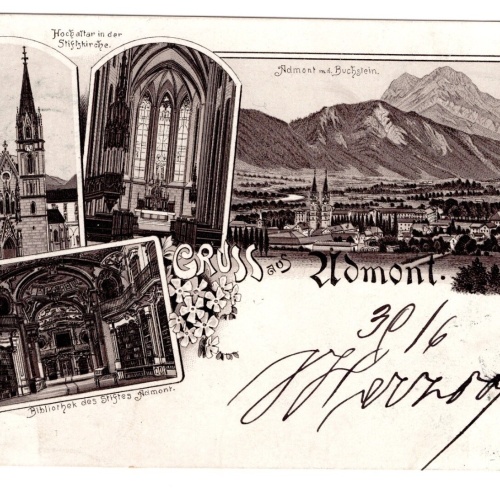 AK, Litho-Karte, Admont, Steiermark, Ansichtskarte (S4940)