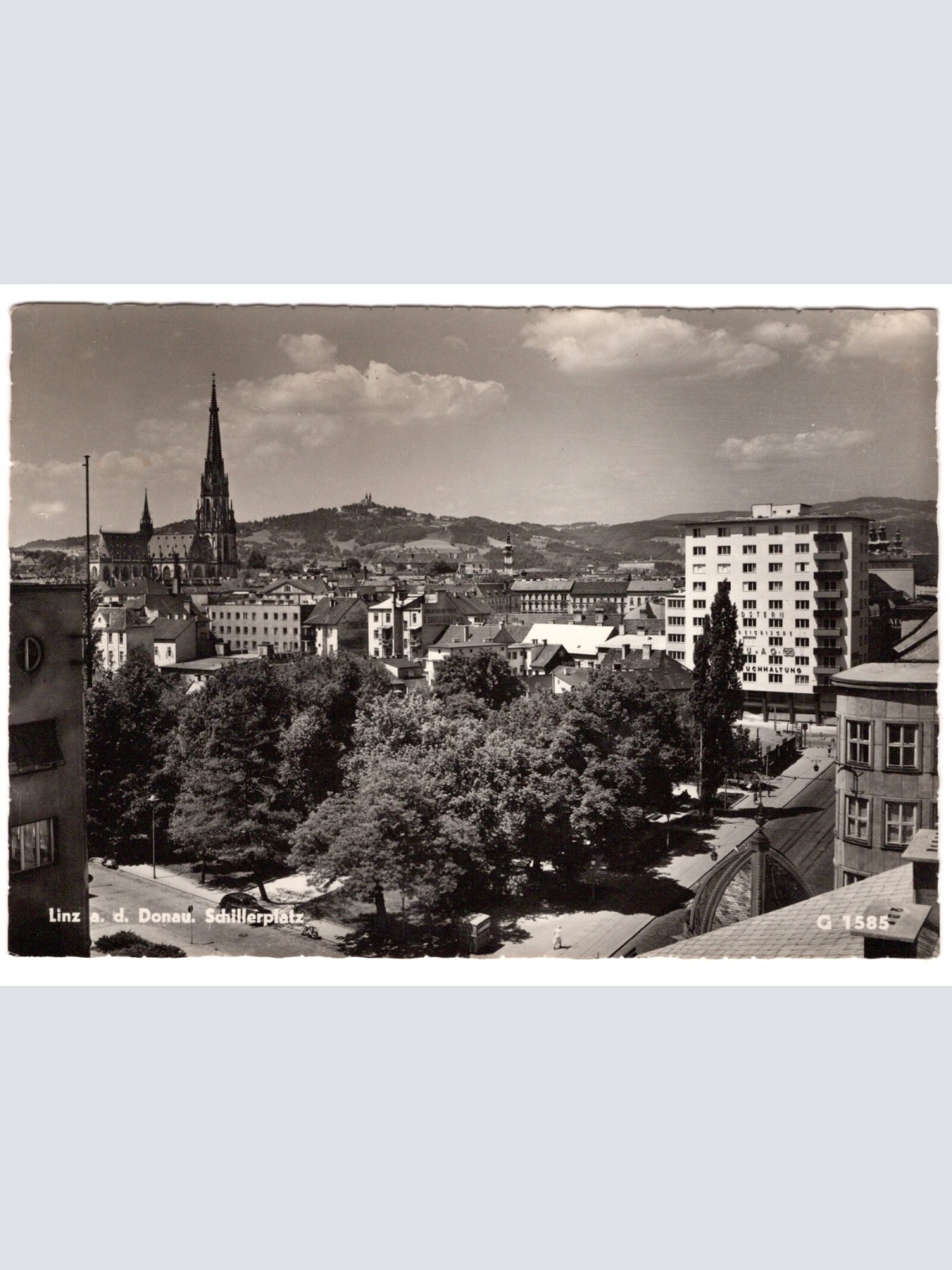 AK, Linz an der Donau, Schillerplatz, Oberösterreich, Ansichtskarte (S4954)