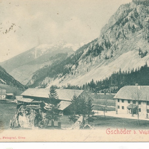 AK aus Gschöder bei Weichselboden Steiermark Ansichtskarte (14194)
