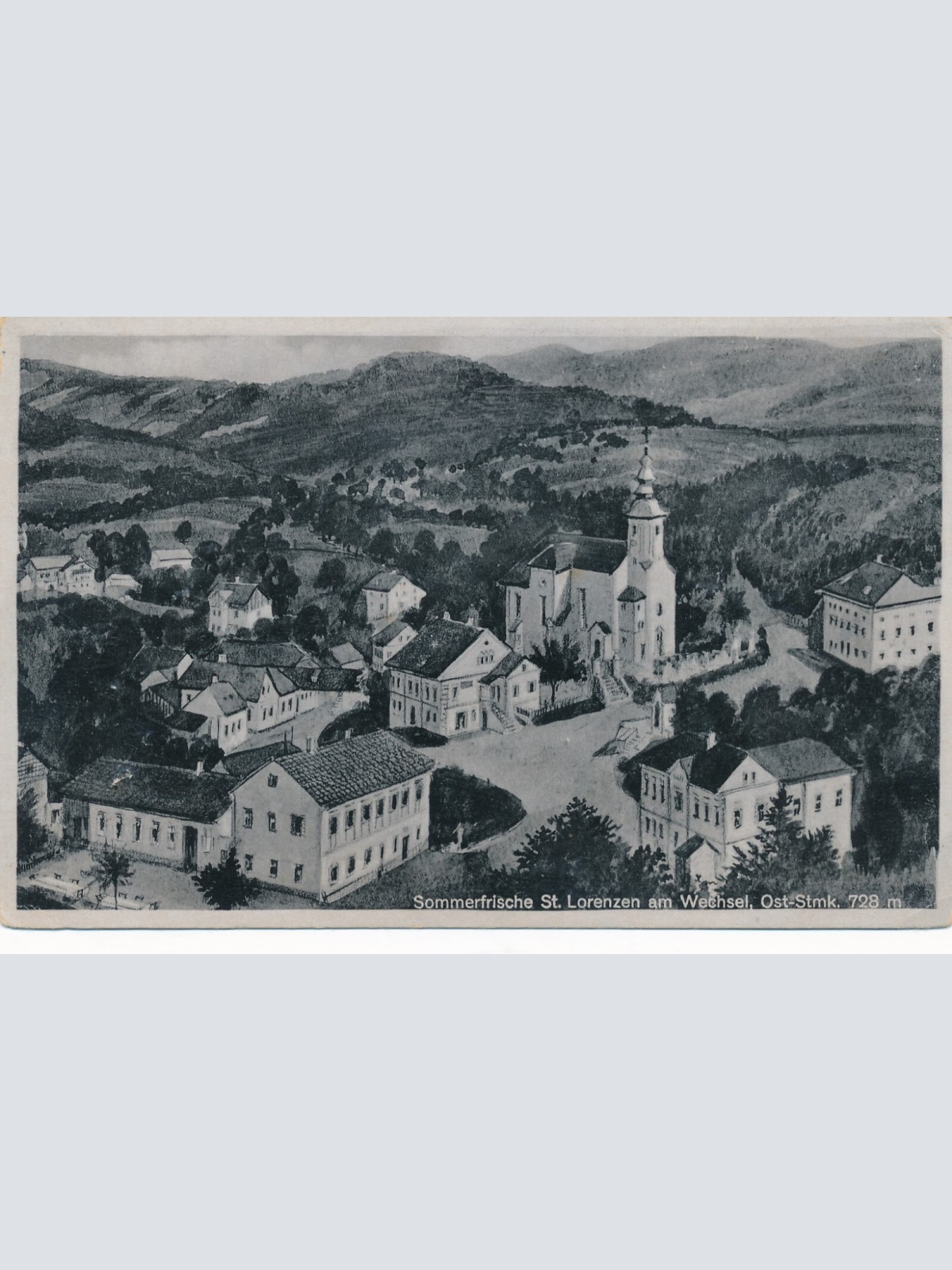 AK aus St. Lorenzen am Wechsel Steiermark Ansichtskarte (14209)