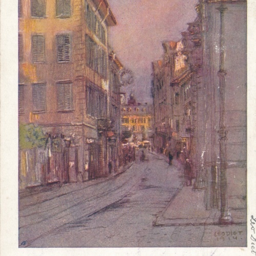 AK aus Graz die Sackstrasse Steiermark Ansichtskarte (14216)