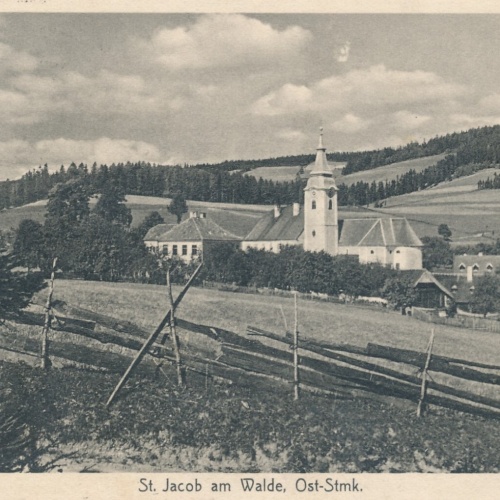 AK aus St. Jacob am Walde Steiermark Ansichtskarte (14223)