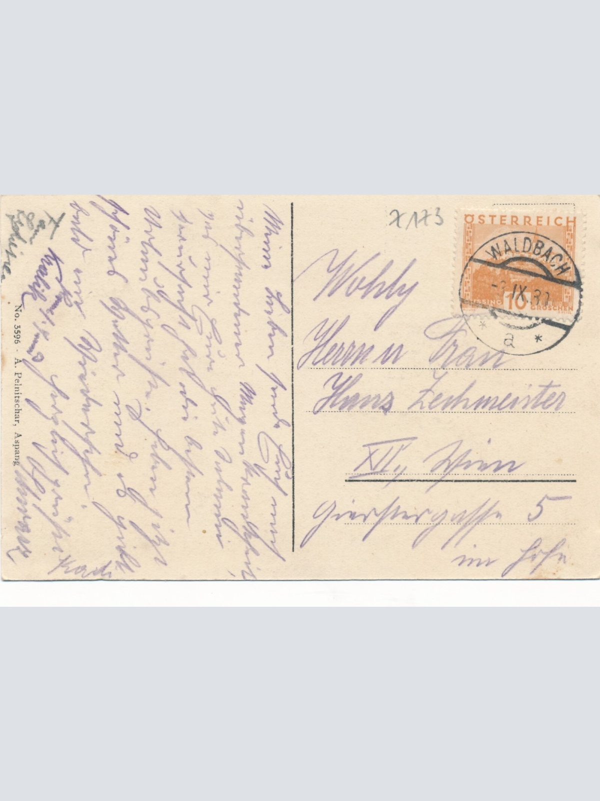 AK aus St. Jacob am Walde Steiermark Ansichtskarte (14223)