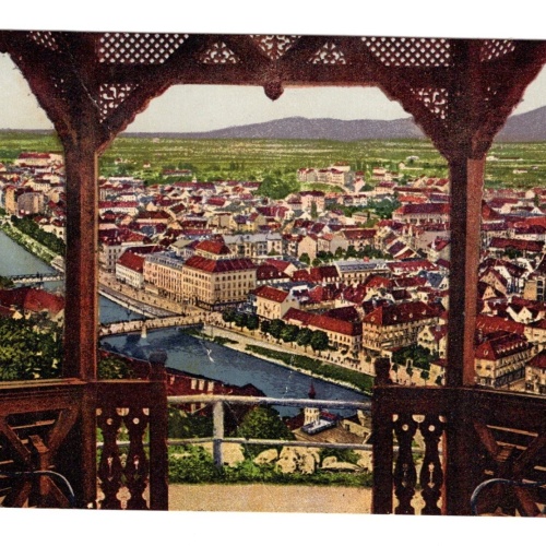 AK, Graz gegen Süden, Steiermark, Ansichtskarte (S4976)