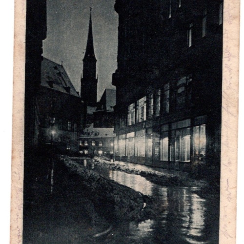 AK, Wien bei Nacht, Stallburggasse, Ansichtskarte (S5019)