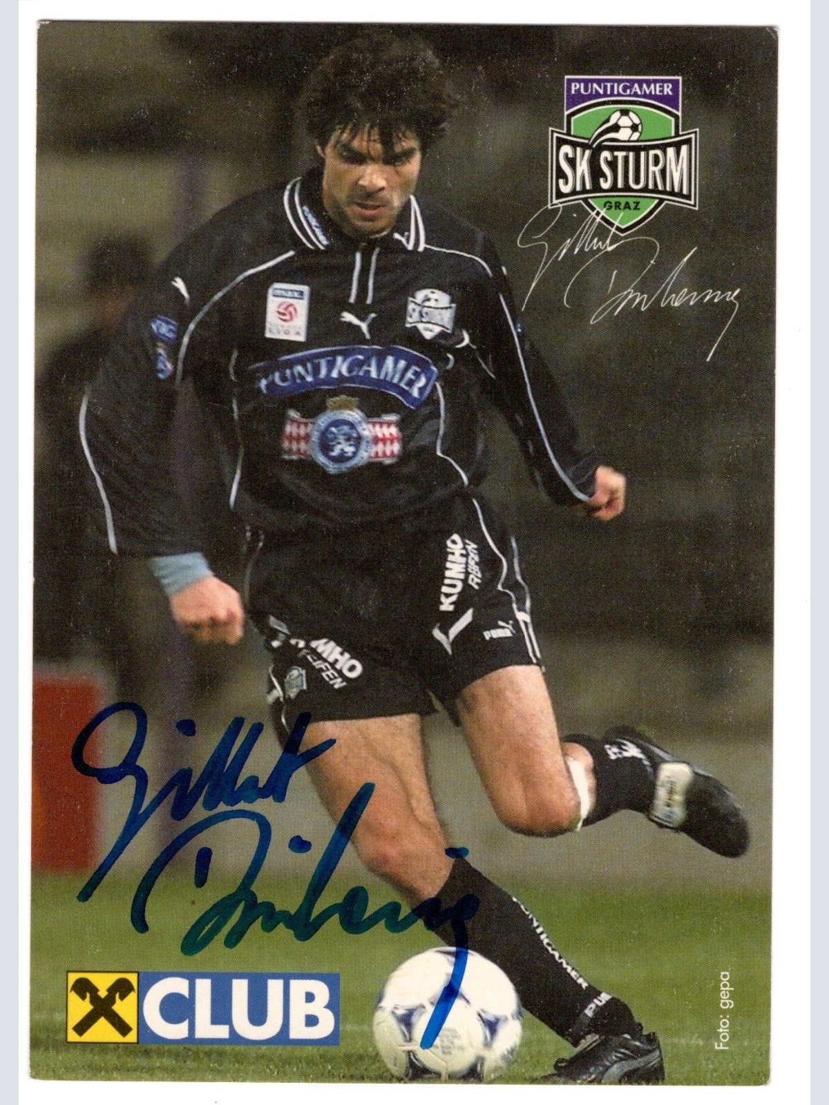 AK, Gilbert Prilasnig, mit Original Unterschrift (S5049)