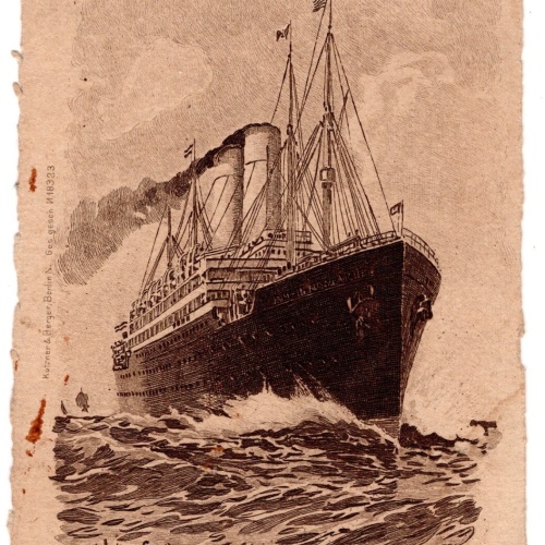 AK, Kaiserin Auguste Victoria, Dampfer , Ansichtskarte (S5063)