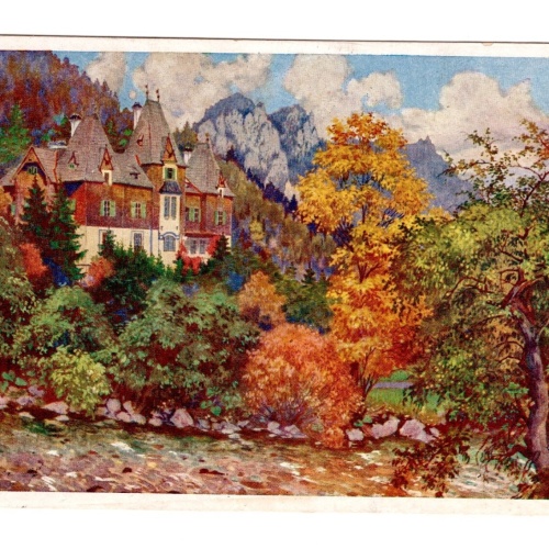 AK, Jagdschloss Mürzsteg, Steiermark, Ansichtskarte (S5075)