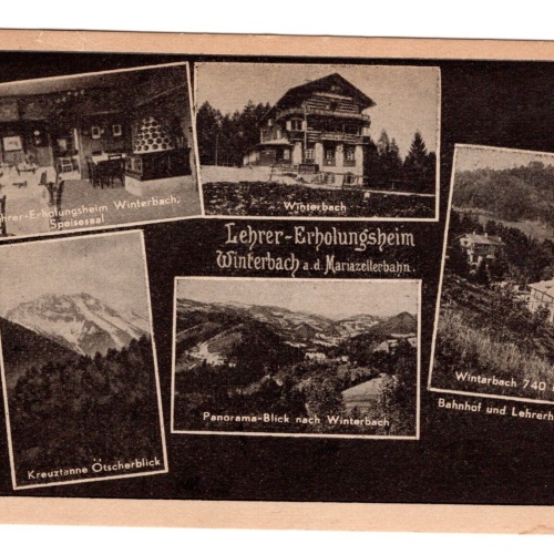 AK, Winterbach an der Mariazellerbahn, Steiermark, Ansichtskarte (S5081)