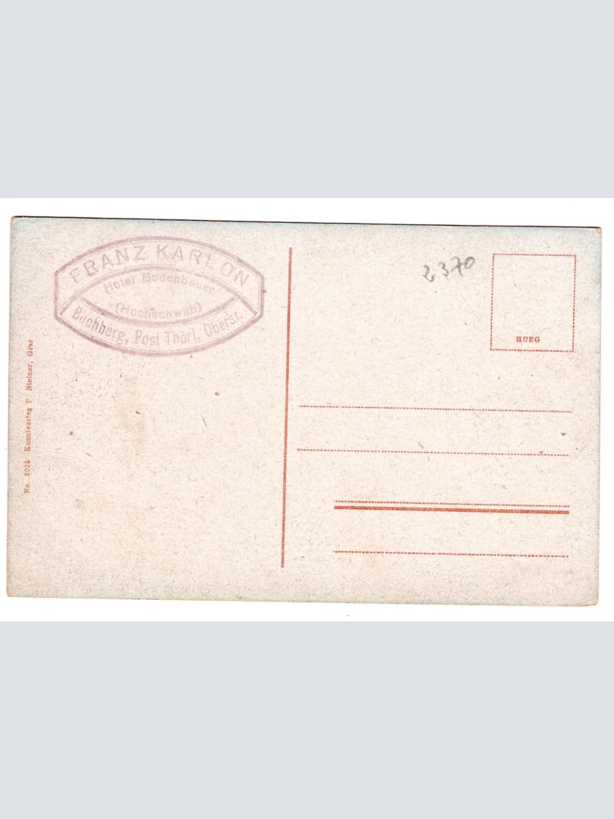 AK, Hotel Bodenbauer, Steiermark, Ansichtskarte (S5090)