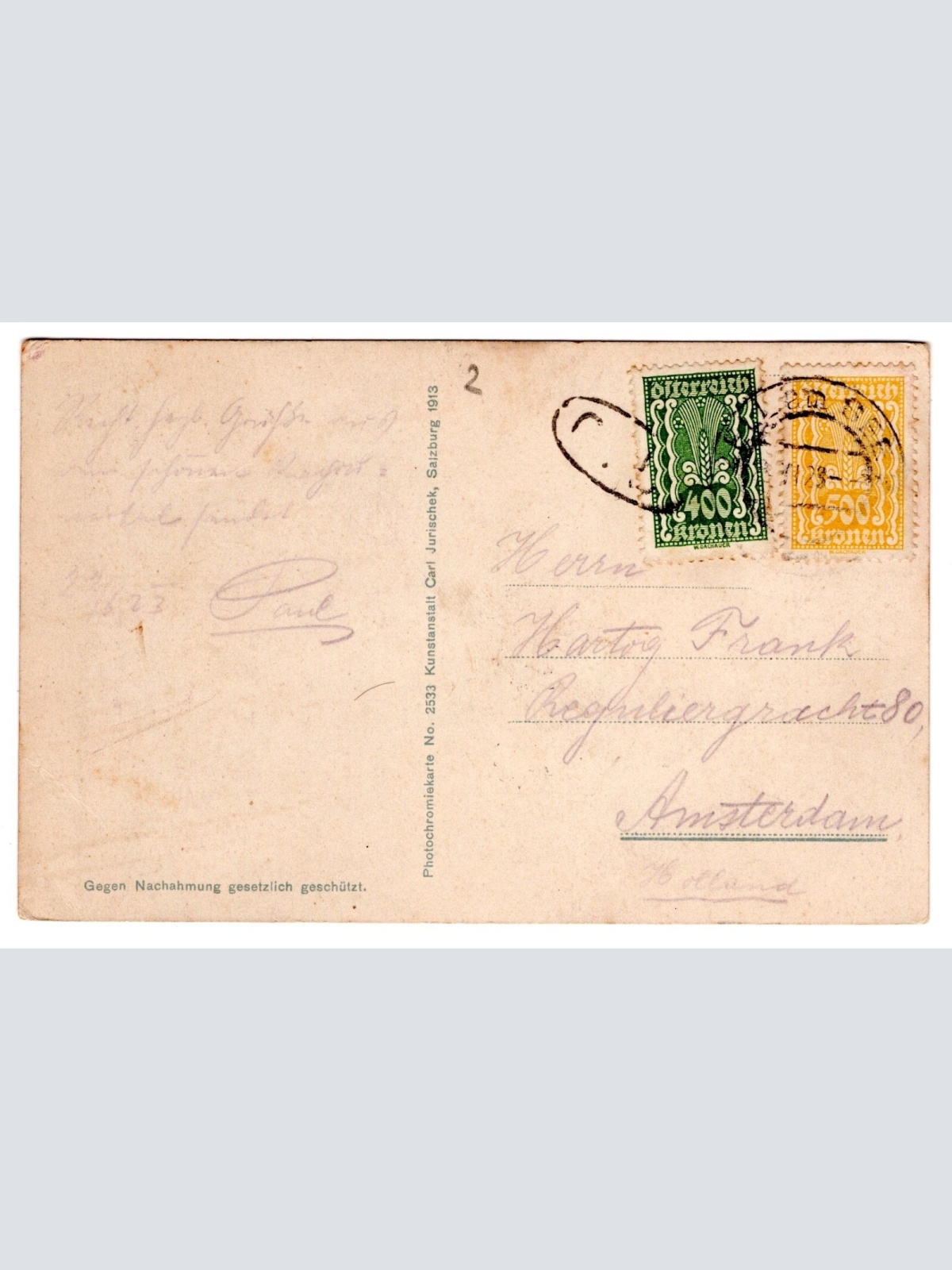 AK, Schloss Kaprun, Salzburg, Ansichtskarte (S5146)