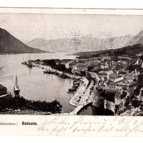AK, Cattaro, Südseite, Montenegro, Ansichtskarte (S5149)