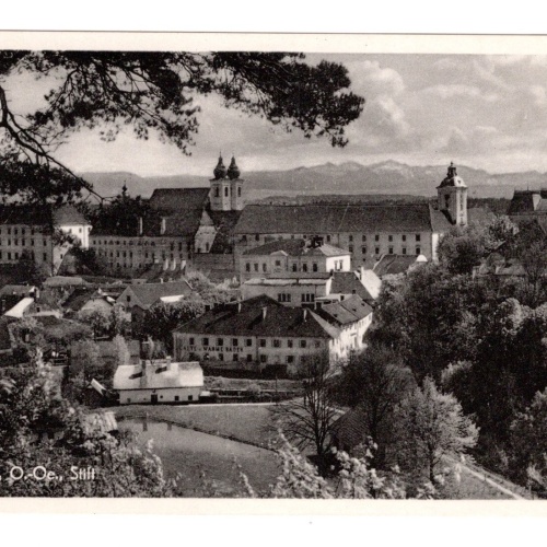 AK, Lambach, Stift, Oberösterreich, Ansichtskarte (S5153)