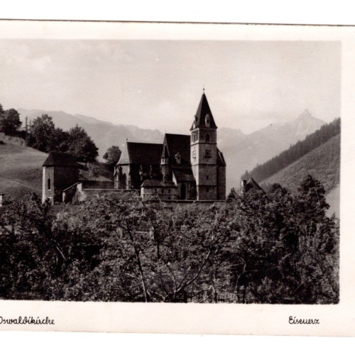 AK, Eisenerz, St. Oswaldkirche, Steiermark, Ansichtskarte (S5183)