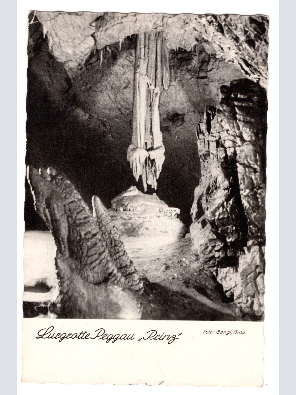 AK, Lurgrotte, Peggau, Prinz, Steiermark, Ansichtskarte (S5184)