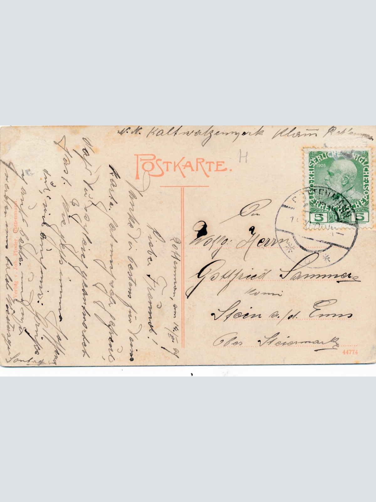 AK aus Rottenmann Steiermark Ansichtskarte (14063)