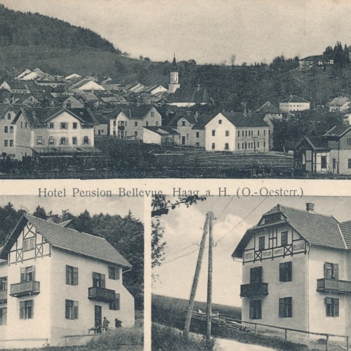 AK aus Haag am Hausruck Hotel Pension Bellevue Oberösterreich (13856)