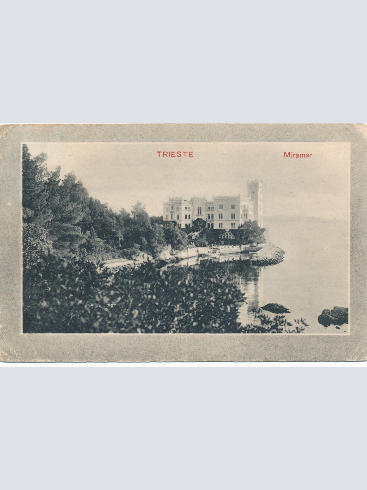 AK aus Trieste Miramar Italien Ansichtskarte (14275)