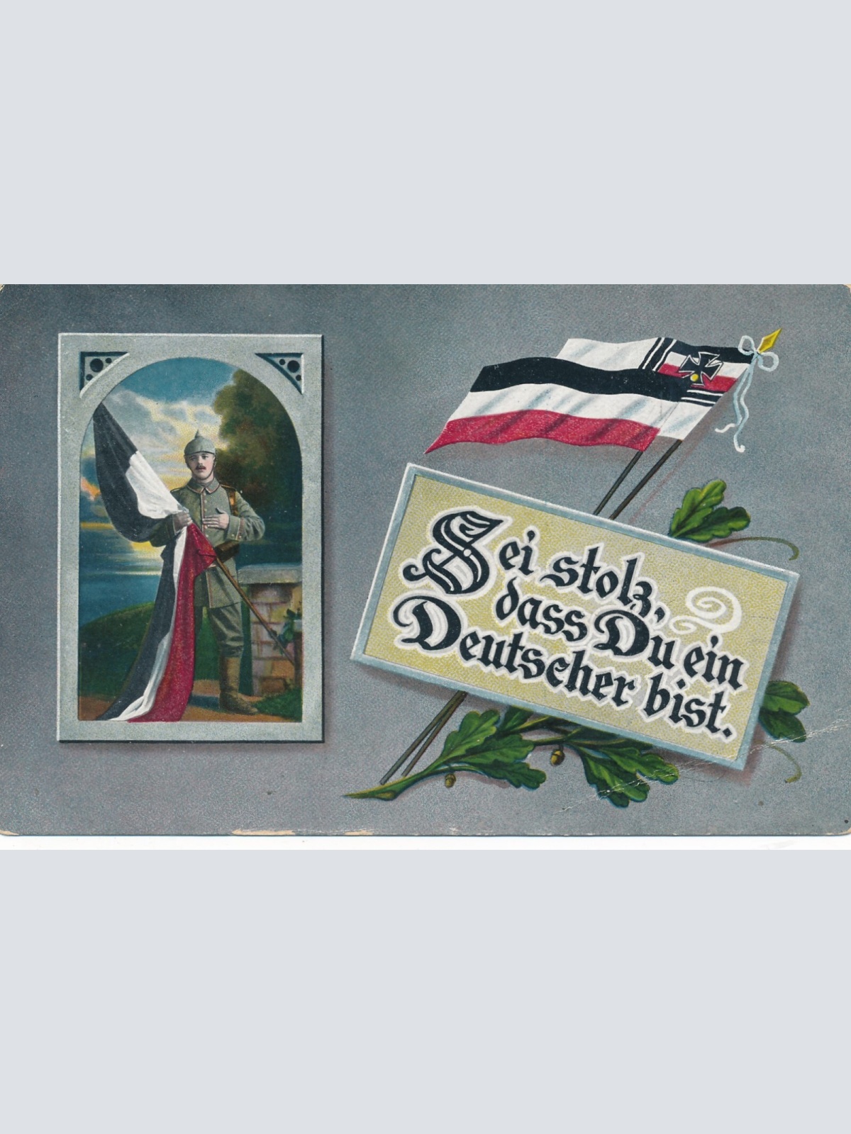 AK sei Stolz dass du ein Deutscher bist Ansichtskarte (14296)