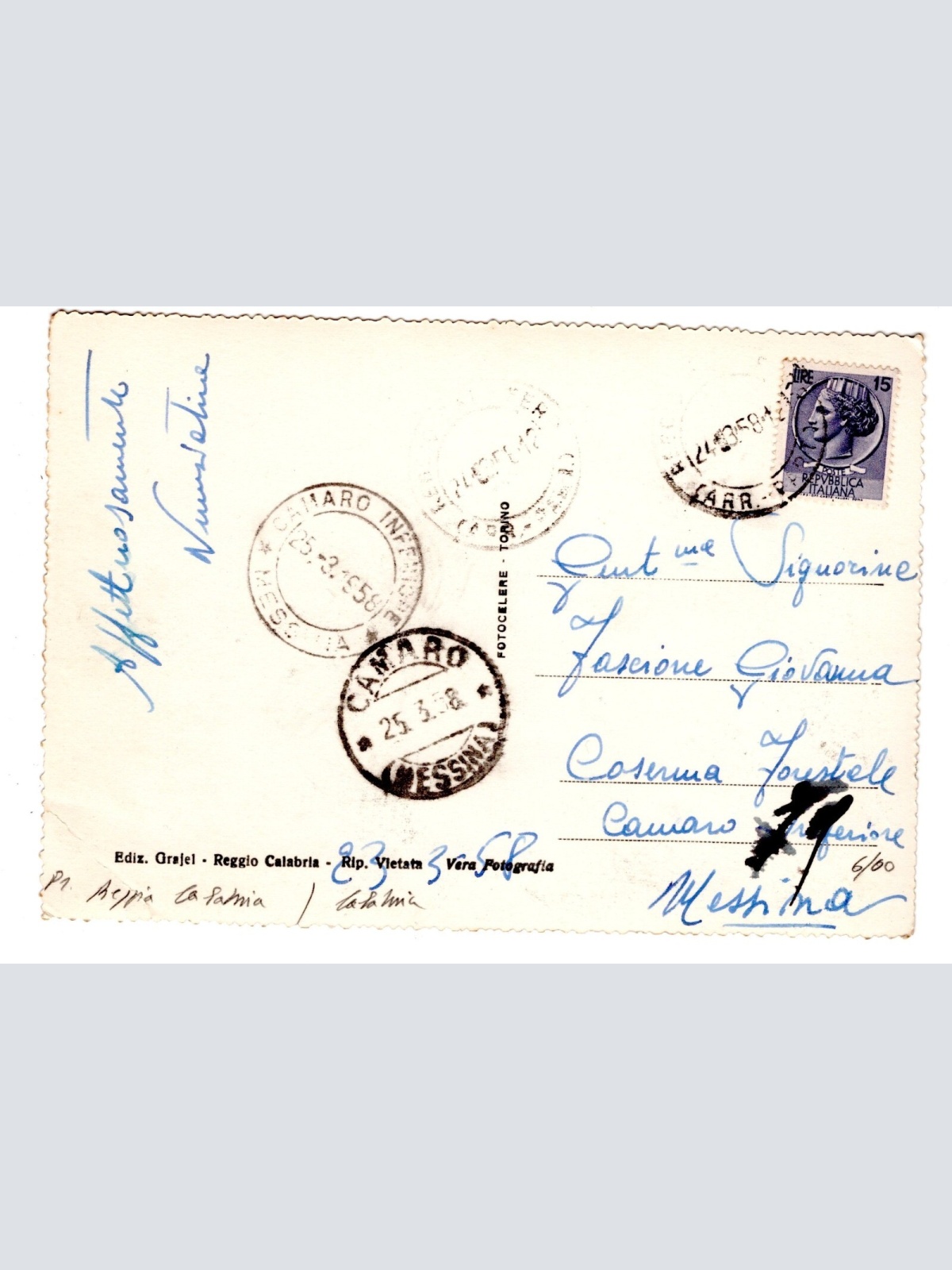 AK, Santo Stefano in Aspromonte, Italien, Ansichtskarte (S5237)