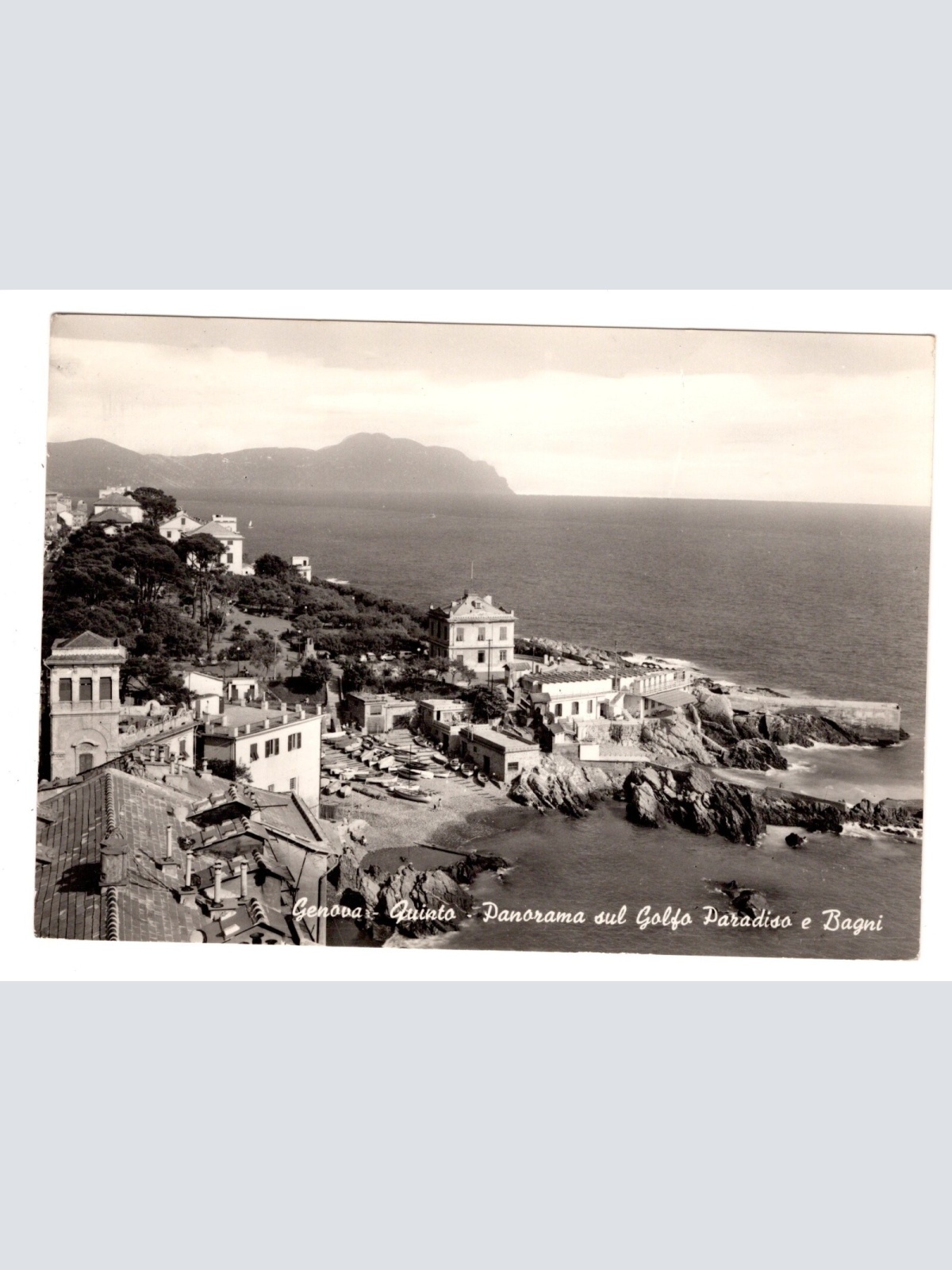 AK, Quinto al Mare, Genova, Italien, Ansichtskarte (S5240)